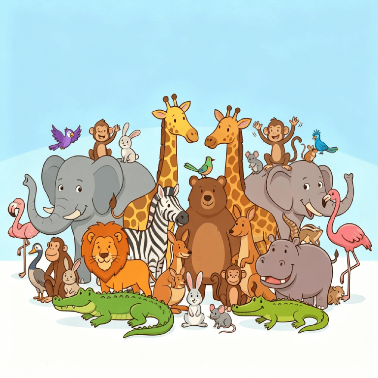 Puzzle picture for a spot-the-difference puzzle