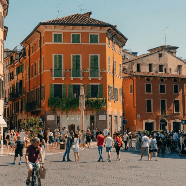 Italian Piazza Life
