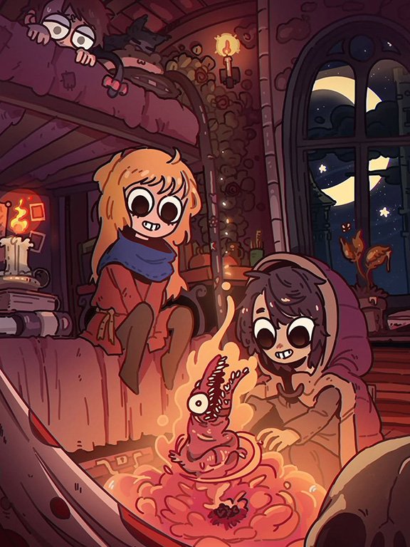 Puzzle picture for a spot-the-difference puzzle