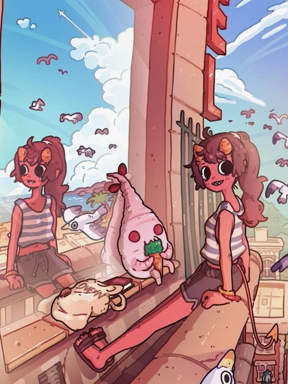Puzzle picture for a spot-the-difference puzzle