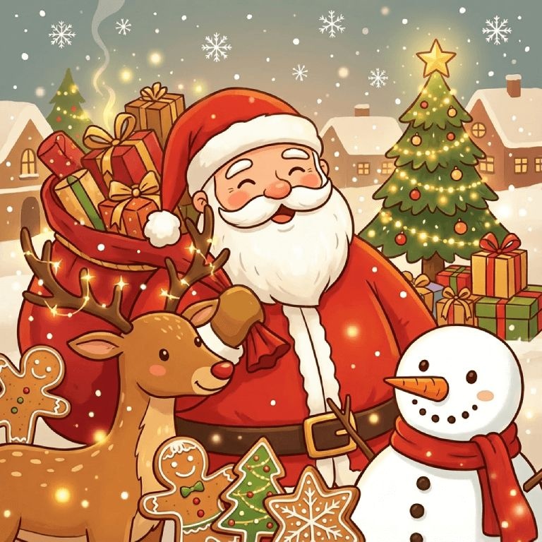 Puzzle picture for a spot-the-difference puzzle